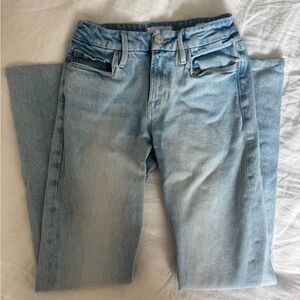 FRAME Light Blue Le Mini Boot Jeans